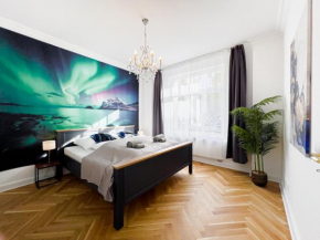 Erstklassiges Ferienapartment Citynah mit 1 Schlafzimmer - WiFi, TV, Küchenzeile, Waschmaschine&Trockner